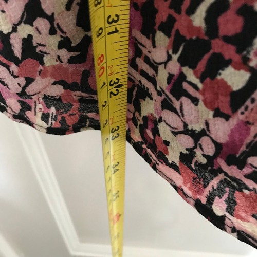 Emma James Pink Floral Skirt UK Size 20 Chiffon A Line Floaty Light Zip Wedding - Picture 5 of 9