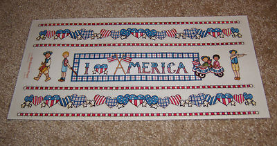 Bo Bunny Sticker Sheet ~ Retired.   ''I Love America''  Patriotic
