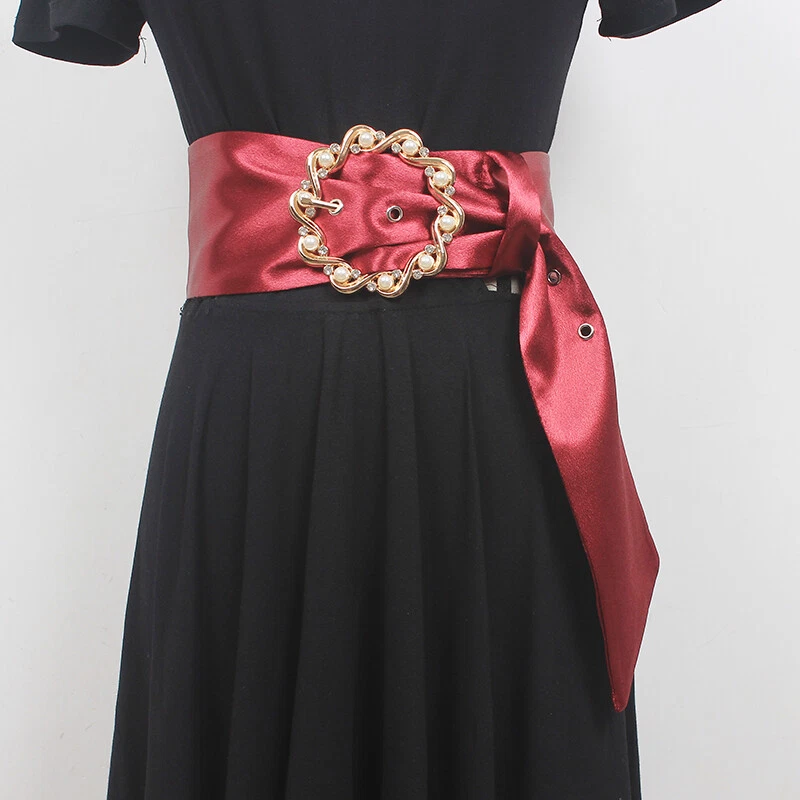 Satin sash clearance belt