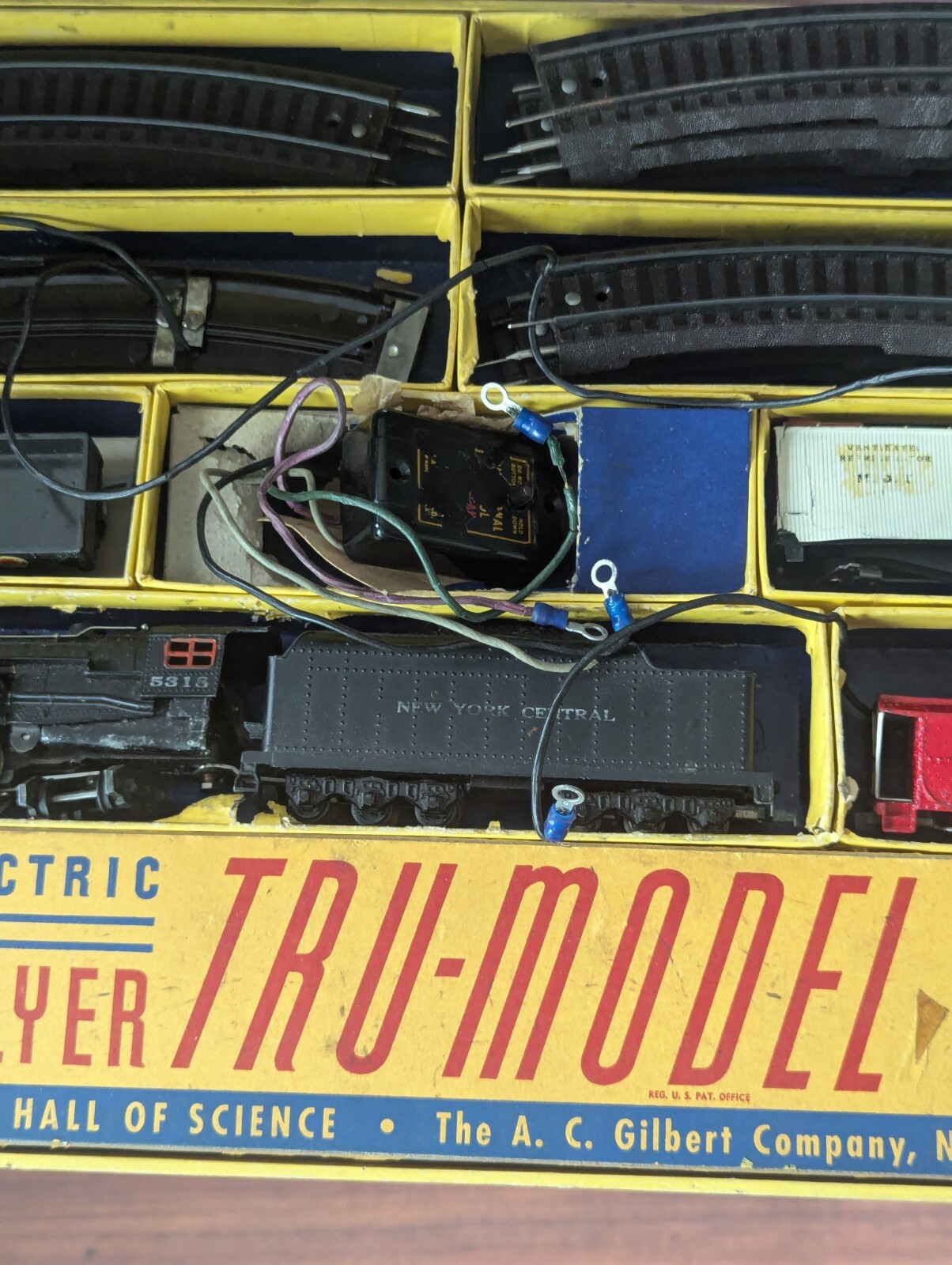 Gilbert American Flyer Tru-model Train Set MODEL HO Gauge 1940s 104 ...