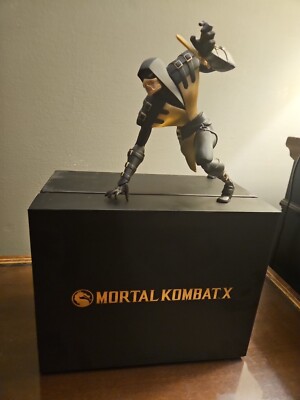 MORTAL KOMBAT COLLECTORS EDITION Coarse SCORPION STATUE With Box MORTAL KOMBAT X