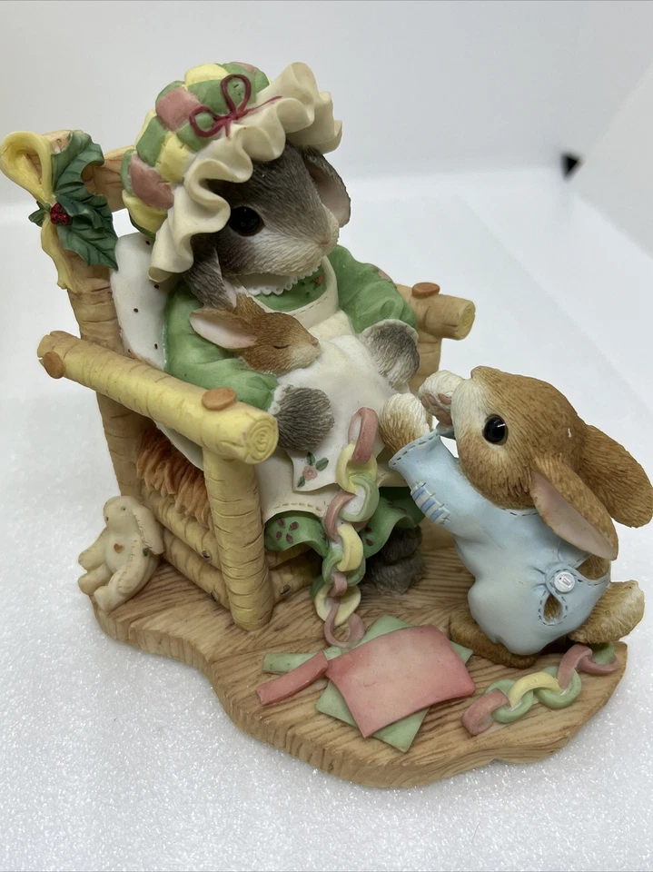 My Blushing Bunnies "The Holidays Join Us Together" 1998 Enesco Hillman #386871 - Imagem 2 de 4