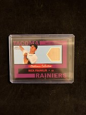 2013 Topps Heritage Minors Clubhouse Collection Relics Black 37/50 Nick Franklin