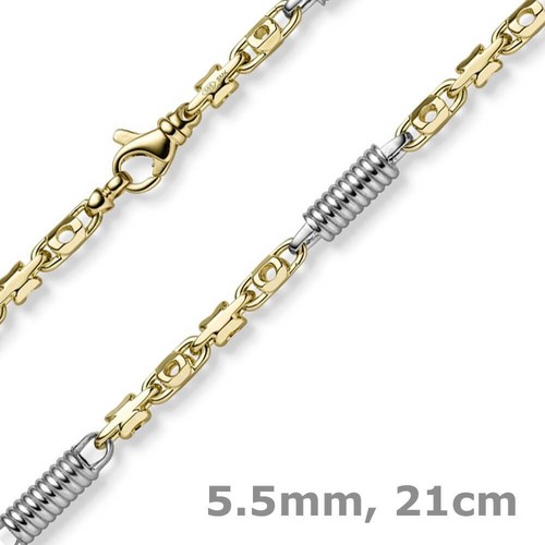 Diamante Ovale Collegamento Anello 14K Oro Giallo Cocktail Massiccio