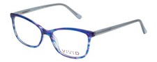 Calabria Viv Collection 893 Cat-Eye Reading Glasses 7.00 Blue Marble Purple Wom