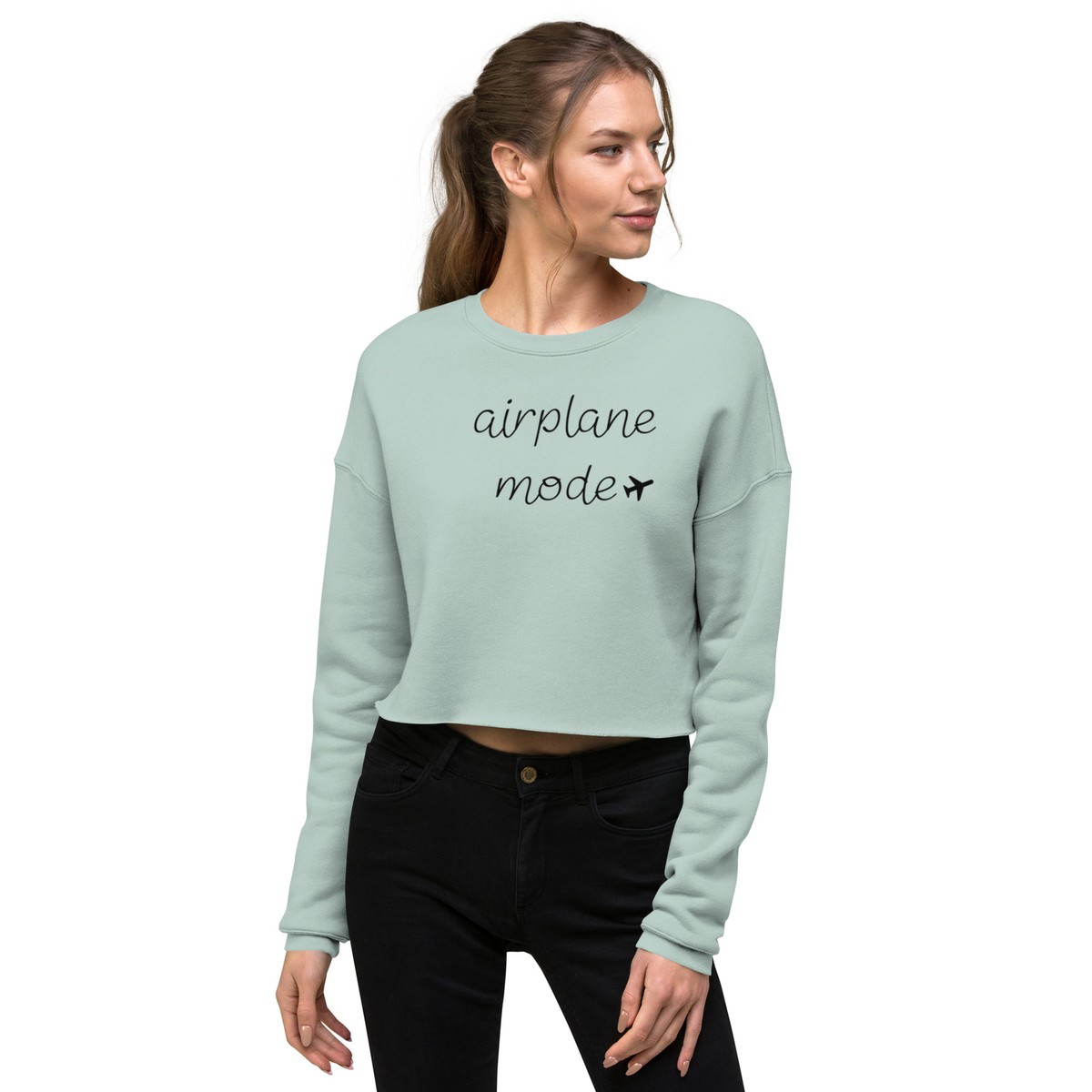 トップス Flight Mode Cropped Pullover Airplane Mode Crop Sweatshirt | eBay