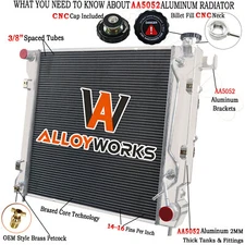 3 Row Radiator For Dodge Dakota 1997-2000 / 1998-1999 Dodge Durango 3.9L 5.2L