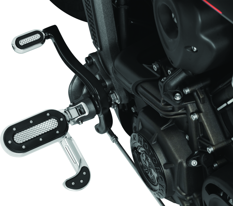 Kuryakyn 7047 Heavy Industry Shift, Brake Pegs, Chr 14-17