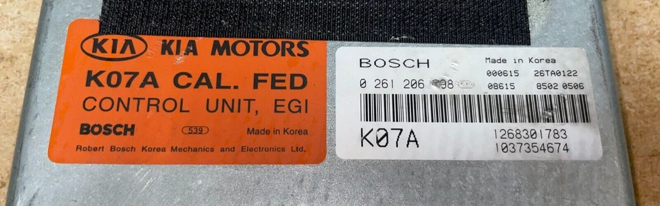 ✅ 2000 Kia Sportage 2.0L Engine Computer ECU ECM PCM OEM P/N# 0261203598 - Image 2 of 4