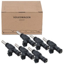 6x ORIGINAL VW Einspritzdüse TRANSPORTER T5 PHAETON TOUAREG 3.2 V6 022906031K