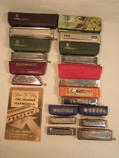 Vintage Lot Of HOHNER Harmonicas All Made In Germany Estate Sale Find