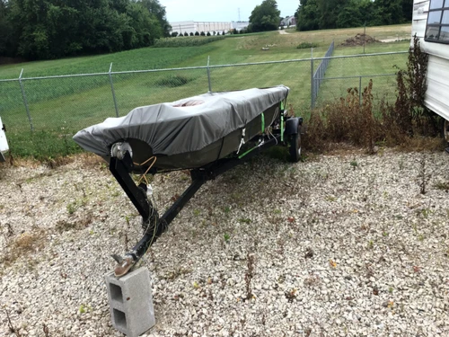 12 foot  John Boat with trailer and Trolling Motor