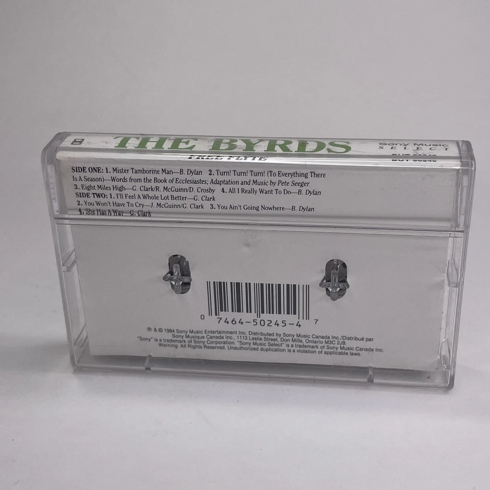 The Byrds, Free Flyte (аудиокассета, 1984) импорт из Канады, бубен - Изображение 2 из 4