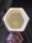 Biscotti Fruit Ceramic Cookie Canister Jar Hand Painted NONNI'S Purple Colorful — photo 7