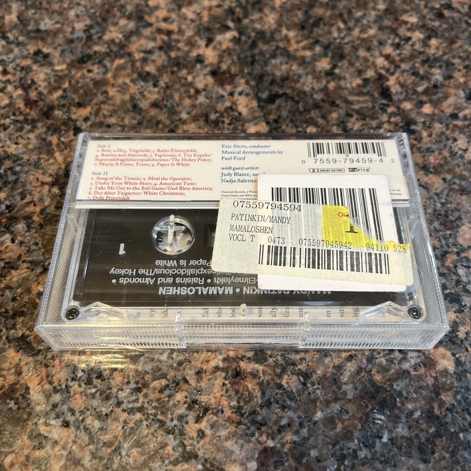 Mamaloshen Mandy Patinkin - Sealed - Cassette Tape Foto 3 de 4