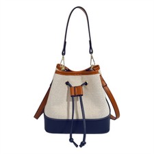 Ladies PU Leather Handbag Large Capacity Draw...