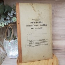 RARE Antique Postmasters Account & Record  Bo...
