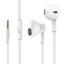 3.5mm Headphones with Microphone in-Ear Earbuds Noise Isolating Earphones