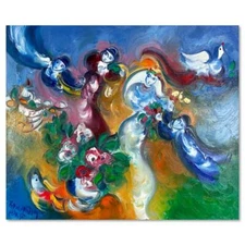 Ben Avram, Canvas Original Painting on Gallery Wrapped Canvas, Hand Signed