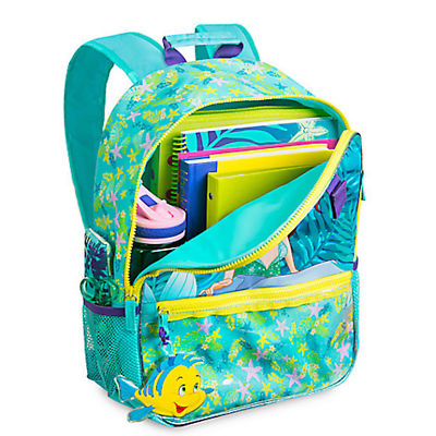 The Little Mermaid Ariel Oversized 16" Backpack With Laptop Sleeve - Kids School Bag KBNL A19608