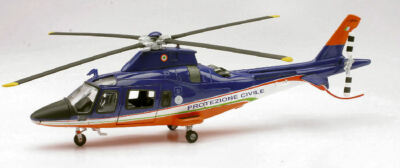 Hubschrauber Agusta Zivilverteidigung 1:43 Modell 25543 New Ray