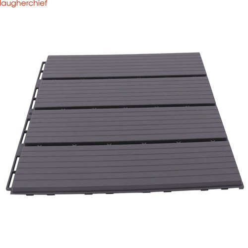 Plastic Composite Patio Deck Tiles 12 x12 Interlocking Decking Tiles - Picture 7 of 12