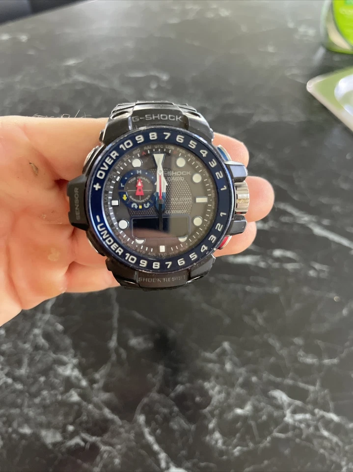 Casio GWN-1000B-1B G Shock Analog Digital Sport Blue Dial Black Strap Men's... - image 2 of 3