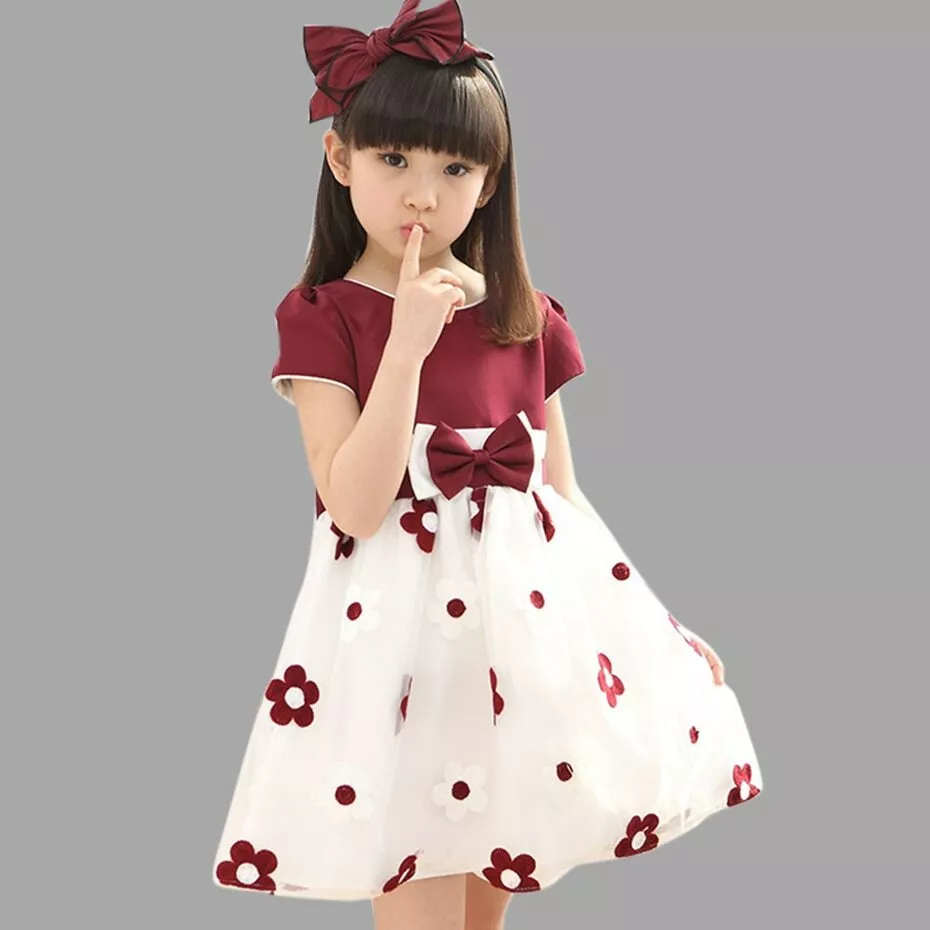 Vestidos Para Niñas Moda Vestido De Manga Ropa Para Niña Camisetas NuevO eBay