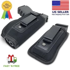 Neoprene Universal Pistol Right Handed IWB Holster with Extra Magazine Pouch