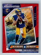 2021 Panini Rookies & Stars Matthew Stafford Airborne Red Wave #AB-11 Rams