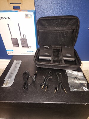 BOYA BY-WFM12 VHF Wireless Microphone System for Smartphone 