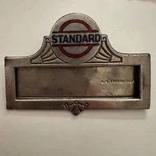 Rare Vintage Standard Oil | Whitehead & Hoag NJ | Employee Enameled Name Tag HTF
