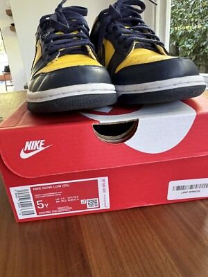 nike dunk low michigan ebay