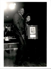 LVE14 1987 Original Phil Loftus Photo SINGER MRS JACKSON & ALEXANDER O'NEAL
