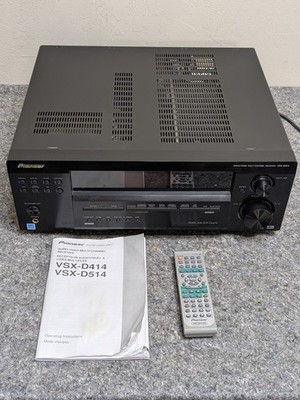 Pioneer VSX-D514 Bundle w Remote - 5.1 Channel - 500 Watt Receiver - One Owner