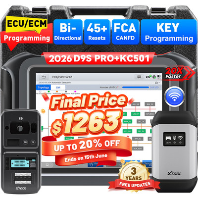 XTOOL D9SPRO KC501 Car IMMO Key Programmer Scanner for BMW for Mercedes for VW