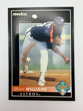 #540 Brian Williams [Rookie] Astros 1992 Pinnacle Baseball Card Near Mint. rookie card picture