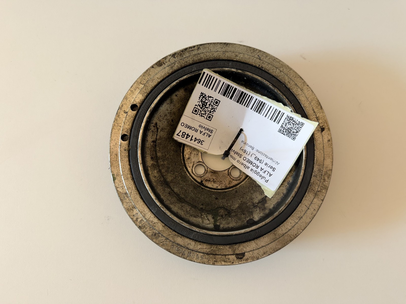 PULEGGIA ALBERO MOTORE PER ALFA ROMEO Stelvio Serie (949_) 46353191 Benzina (16