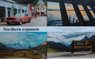 Original 2023 OCTANE extracted mag article: ALASKAN MARINE HIGHWAY Adventure - Imagen 1 de 2
