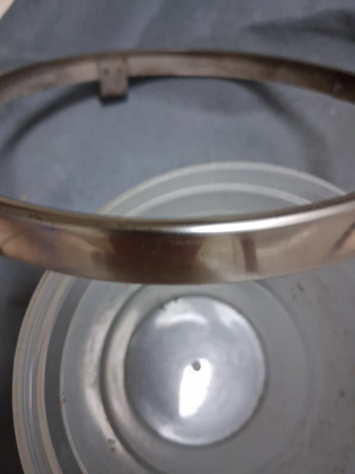 Dodge Dart 1967 faro de acero inoxidable anillo de ajuste de 3 pestañas Foto 2 de 3