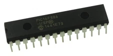 2pc MICROCHIP PIC16F886-I/SP 8 Bit Microcontroller