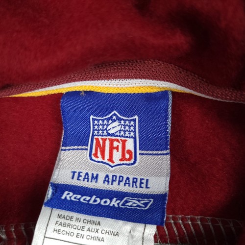Washington Redskins Hoodie Men XL Reebok On Field Retro Big Logo Coach Sideline - Picture 4 of 17