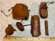 1966 MARX BOTW BEST OF THE JOHNNY WEST 12" INDIAN GERONIMO CHIEF ACCESSORIES