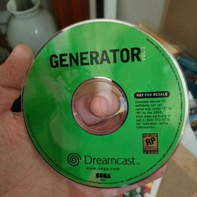 Generator Vol 2 Sega Dreamcast Demo Disc And Original Sleeve