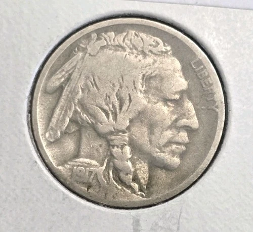 1917-D Buffalo Nickel Fine Condition.