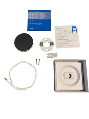 Google Nest Smart WIFI Thermostat - Model G4CVZ SNOW (White) - Great Cond 