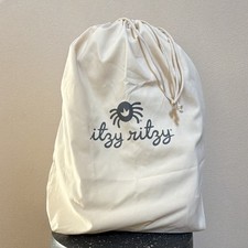 Itzy Ritzy Quilted White Backpack Diaper Bag w/ Changing Pad, Inner Pockets