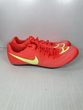 Size 10 Nike JA Fly 4 Bright Hyper Crimson/Barely/Volt Track Spike DR2741-601