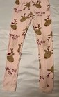 Girls Carter’s 12/12A Christmas Reindeer Pink 2-piece Pajama Set — photo 9