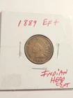 1889 EF+ INDIAN HEAD CENT